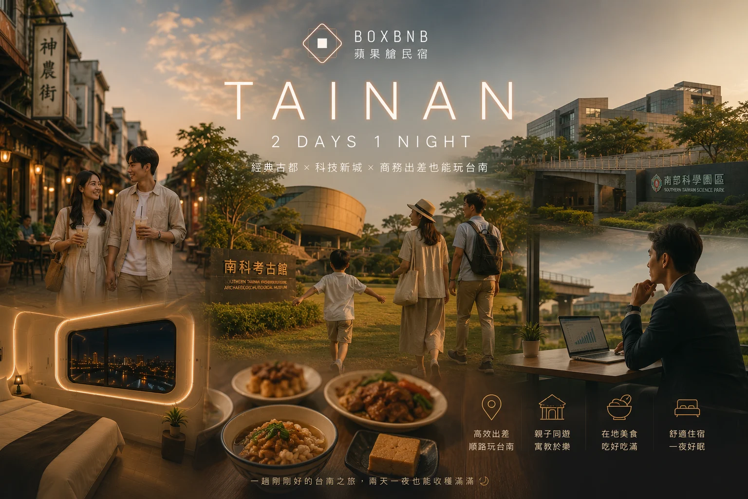 台南兩天一夜只有48小時，別再把半天浪費在趕路！先選你是哪一種玩法