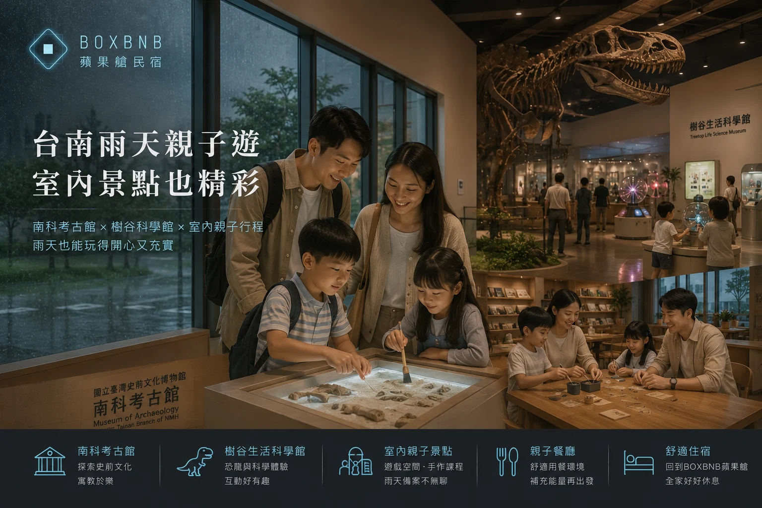 台南下雨不用崩潰！帶小孩改成室內版，一天反而可以玩得更輕鬆