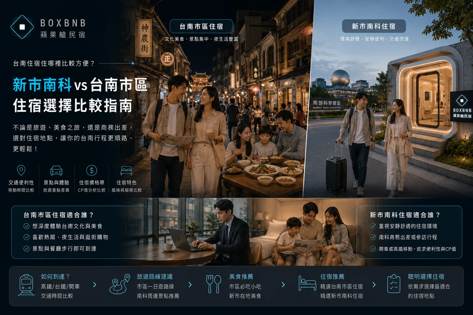 第一次玩台南一定要住市區？其實你每天要去哪裡，才決定住宿住哪最方便