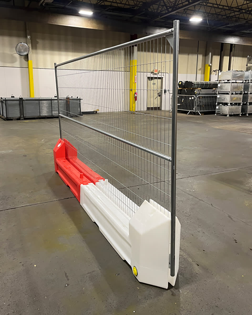 Panel Slot Block Slot Block Barrier - White - Broadfence