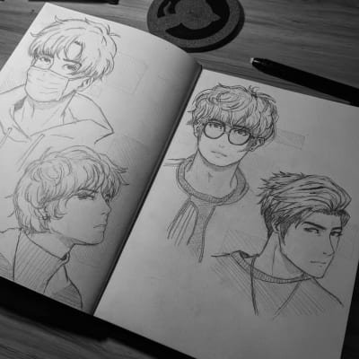 Headshot sketches