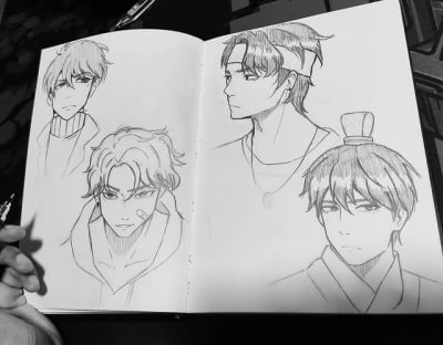 Boys sketch