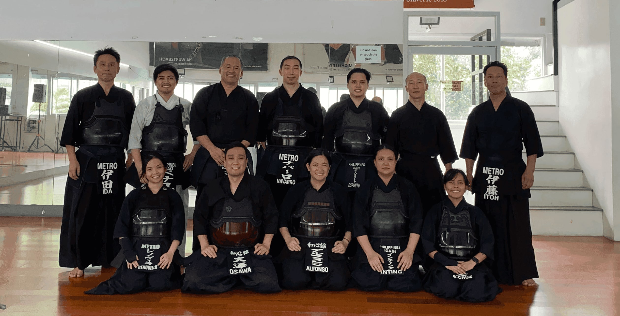 Rina Alfonso-sensei and Osamu Osawa-sensei