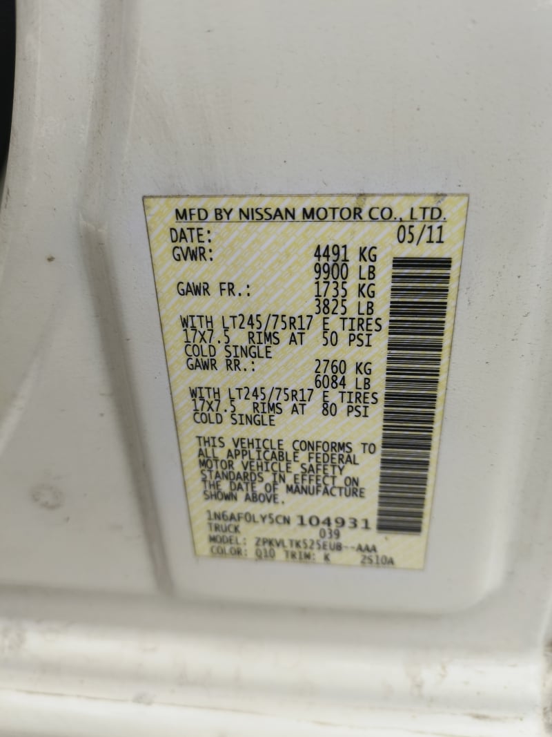 NISSAN NISSAN NV350 NV350 2.5 LWB Wide HR P-Van MY16 Oshodi-Isolo