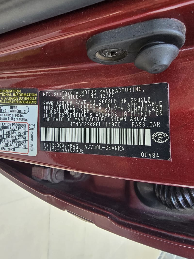 TOYOTA TOYOTA Camry LE Amuwo-Odofin