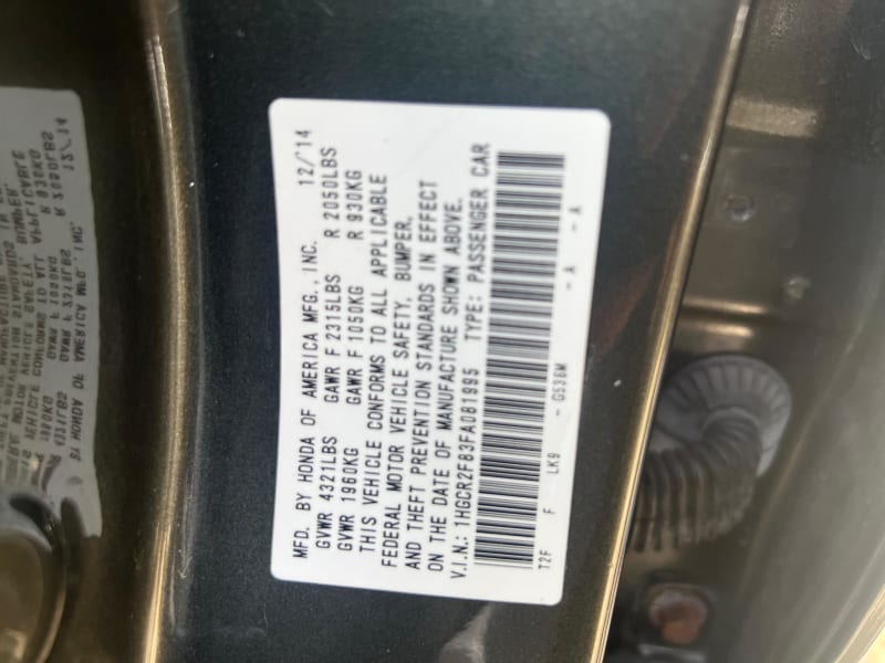 HONDA HONDA Accord 2.0 L Turbo Bwari