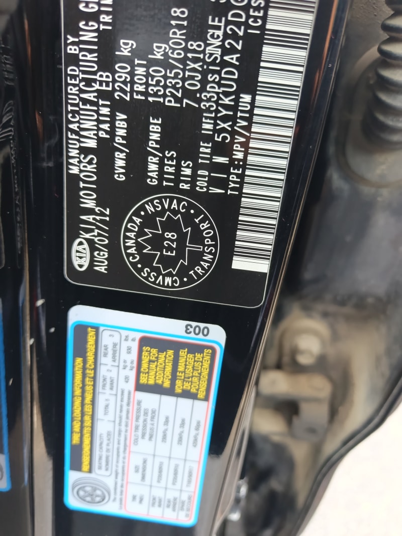 KIA Sorento 3.3 L V6 Lagos Island