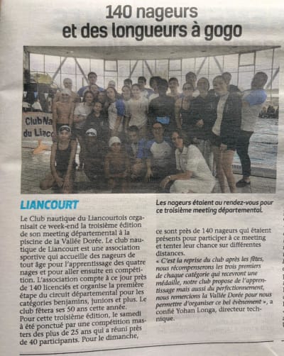140 nageurs et des longueurs à gogo