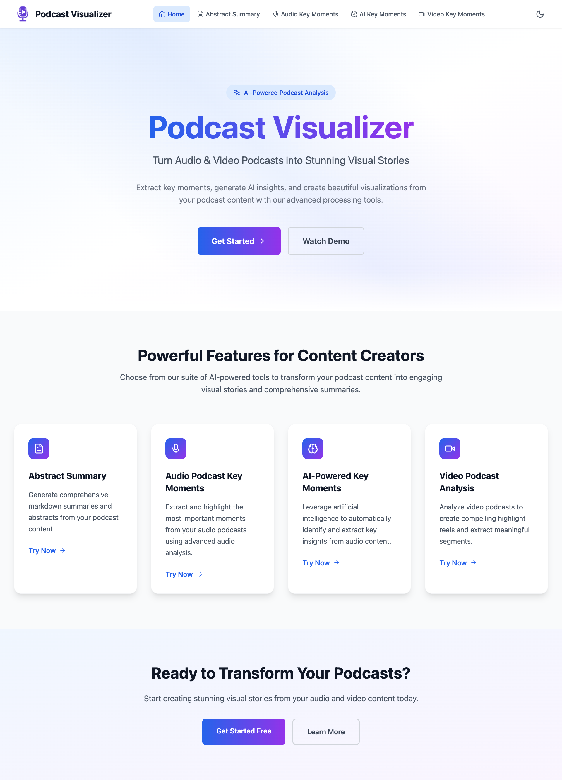 Podcast Visualizer