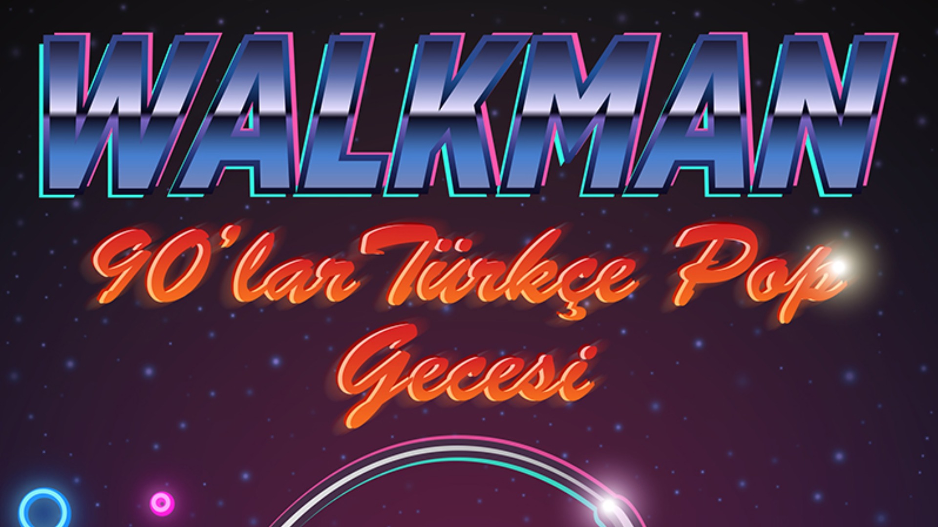 Walkman 90'lar Türkçe Pop Gecesi