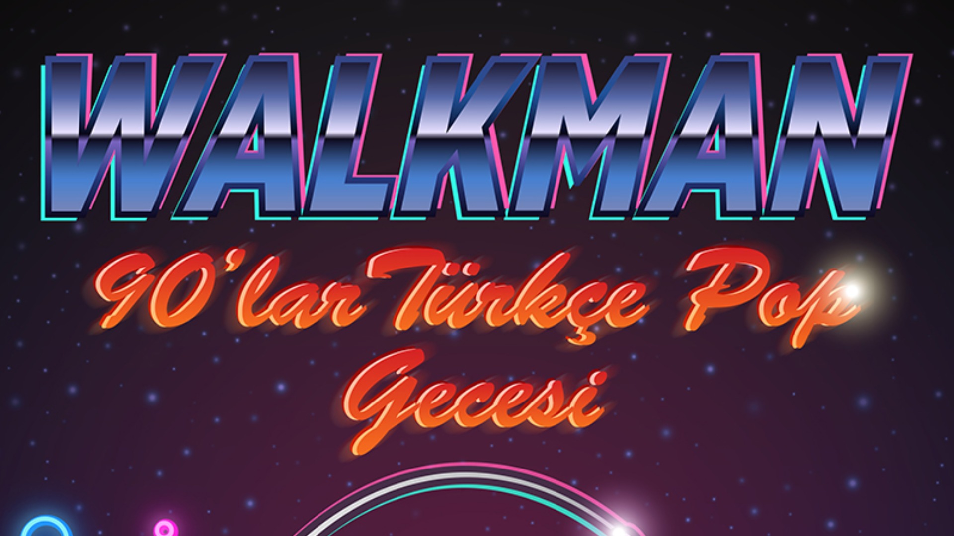Walkman 90'lar Türkçe Pop Gecesi