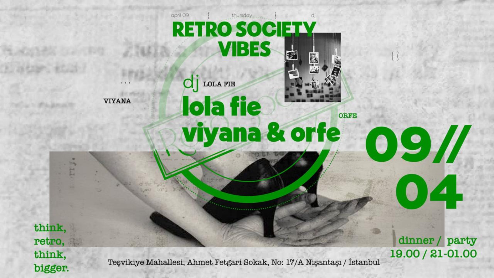 Retro Society Vibes | DJ Lola Fie & DJ Viyana & DJ Orfe