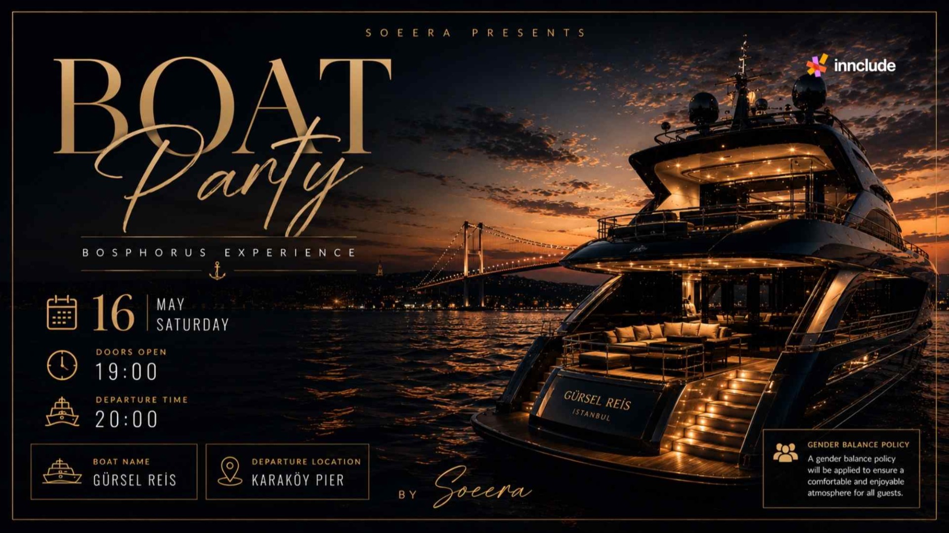Retro Boat Party