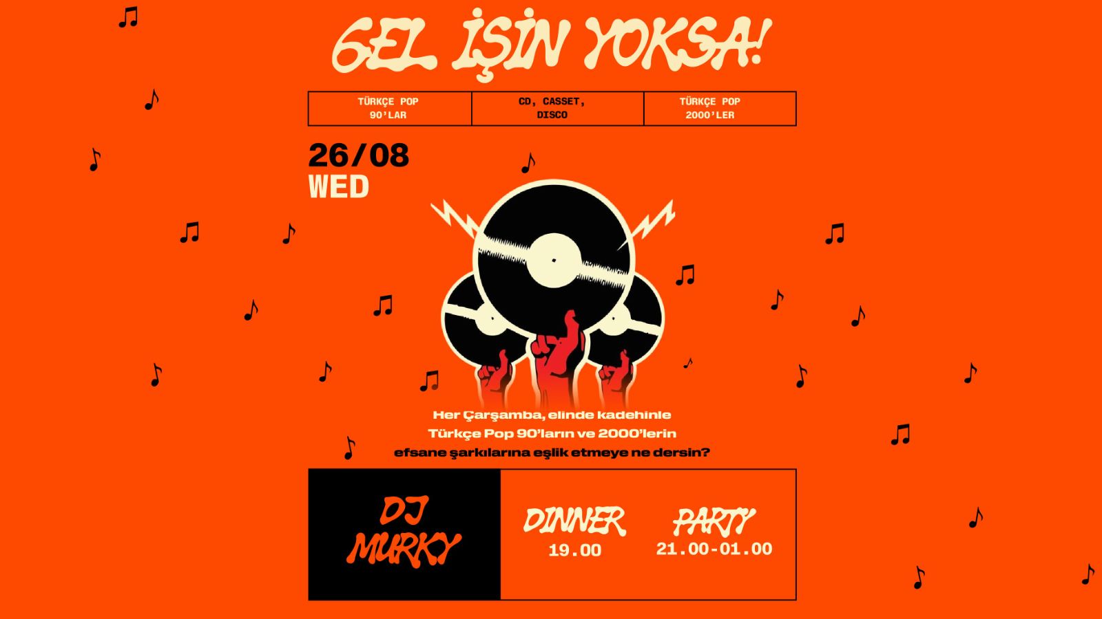 Türkçe Pop Çarşambası — DJ Murky