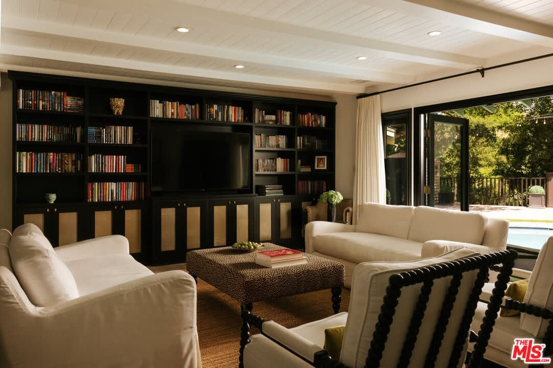 Family room with media wall, 16822 Escalon Dr