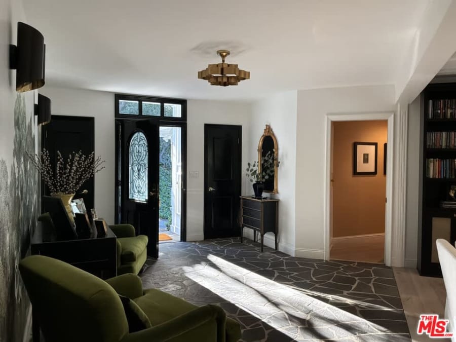 Entry foyer with flagstone floor, 16822 Escalon Dr