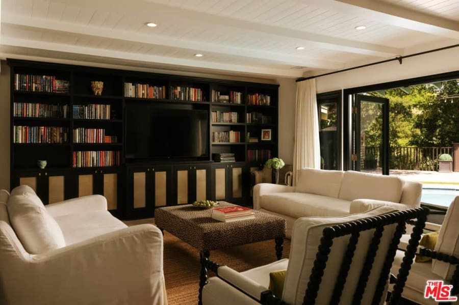 Family room with media wall, 16822 Escalon Dr