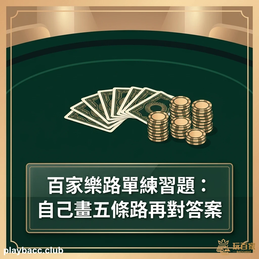 百家樂路單練習題：自己畫五條路再對答案