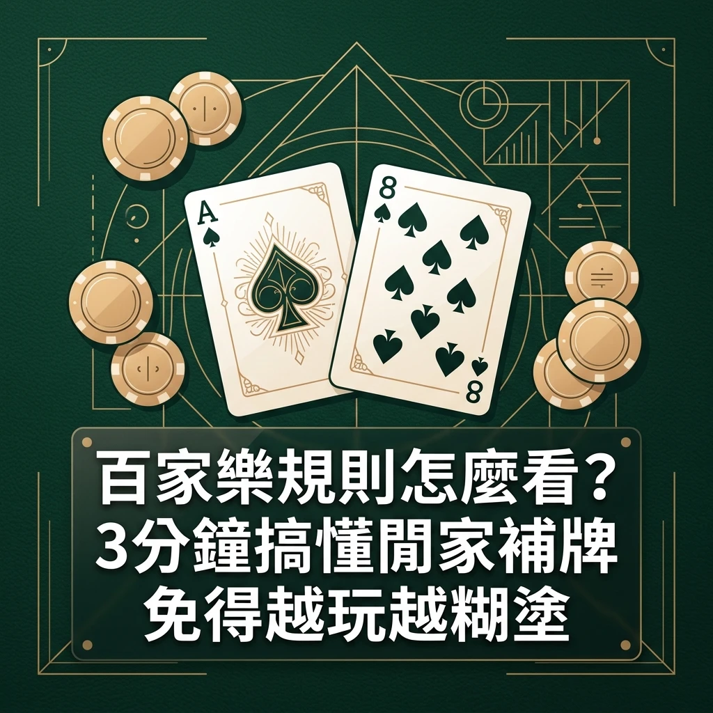 百家樂閒家補牌規則