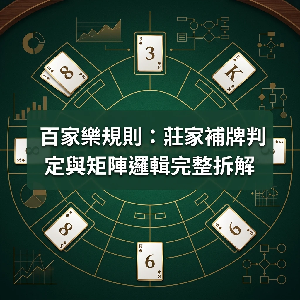 百家樂莊家補牌矩陣