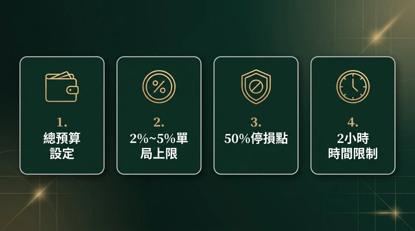 百家樂預算管理與停損規劃圖卡