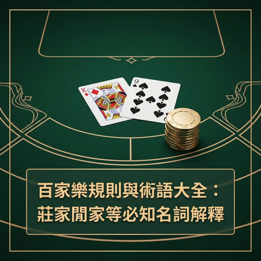 百家樂規則術語大全