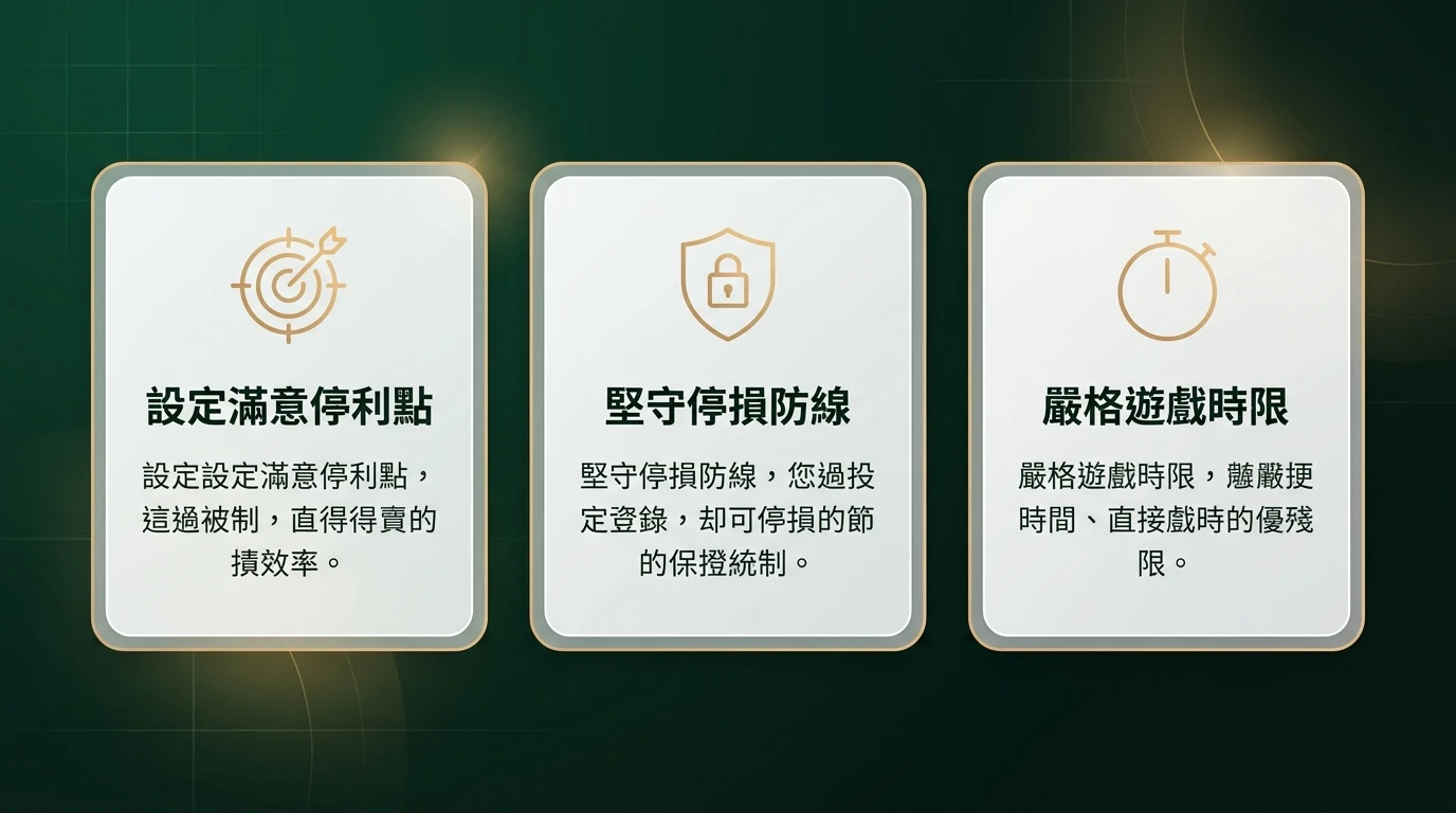 百家樂攻略資金管理守則圖卡