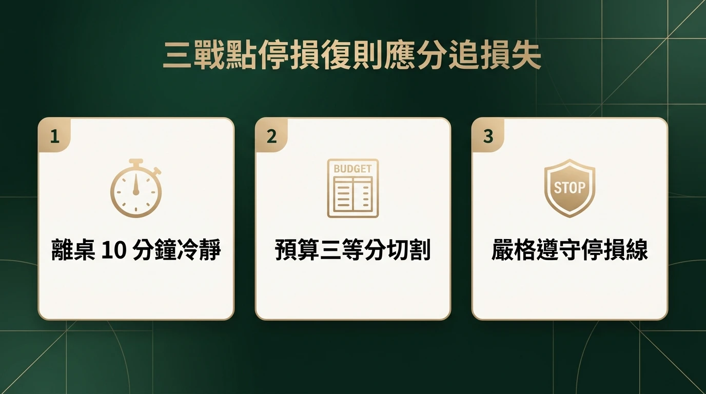 百家樂追損自救停損三原則