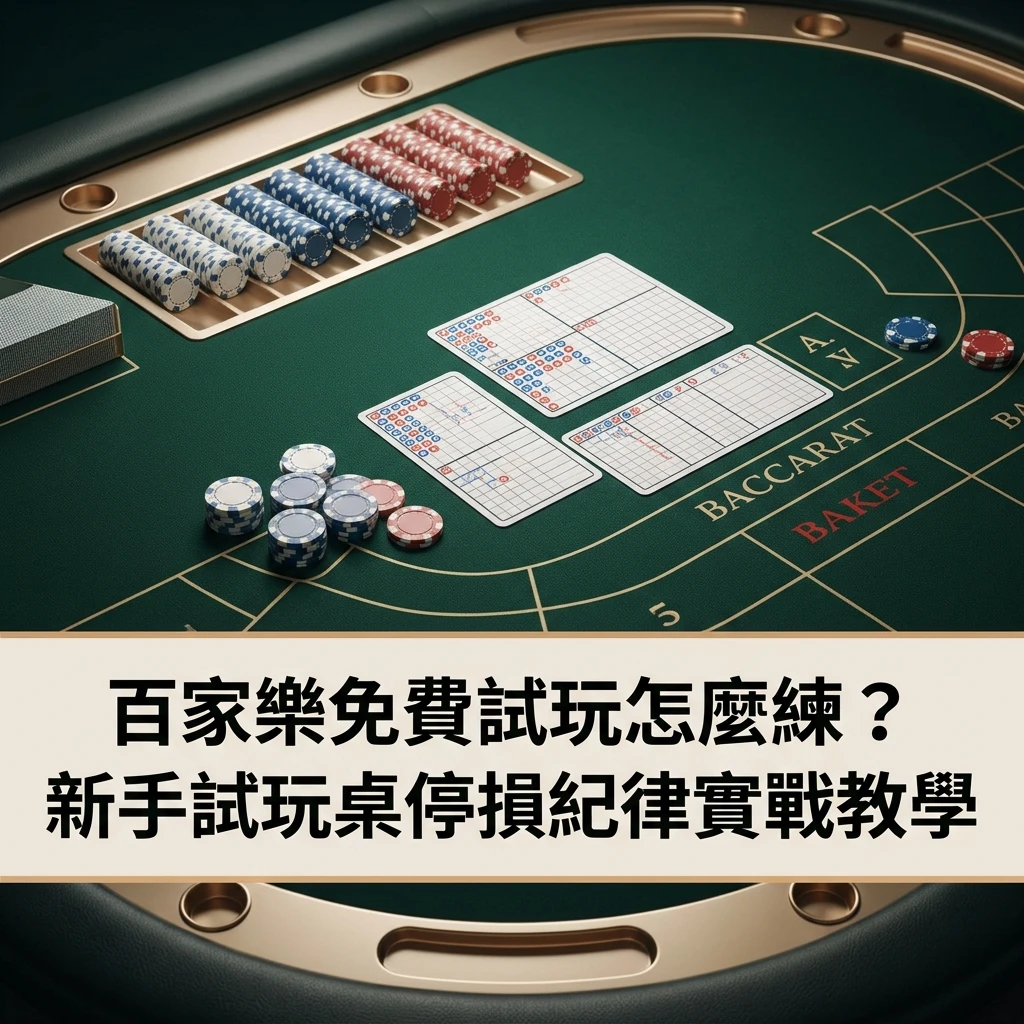 百家樂免費試玩怎麼練？新手試玩桌停損紀律實戰教學