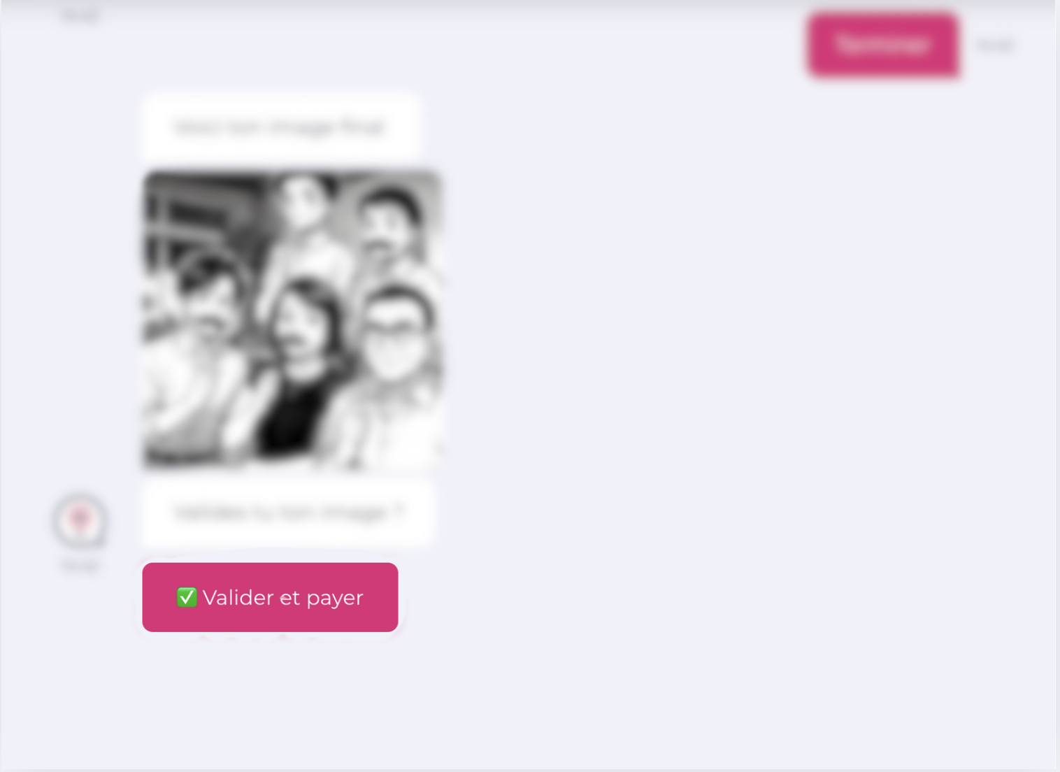 Validation de l’aperçu généré