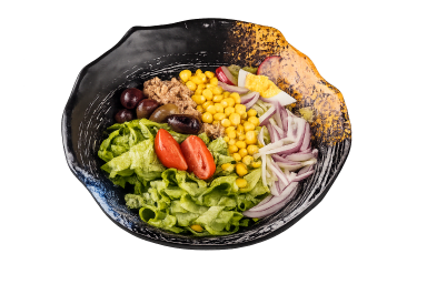 Insalata verde con tonno