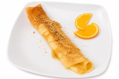 Crêpe a scelta (mirtilli, cioccolato, miele e noci)
