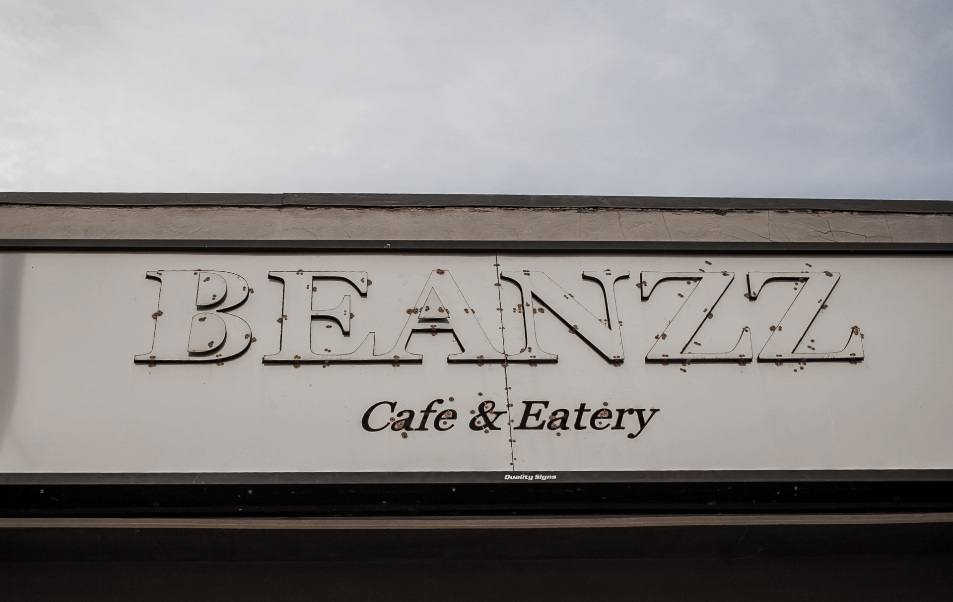 exterior cafe sign