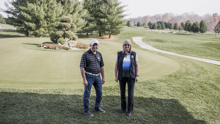 owners on the golf course