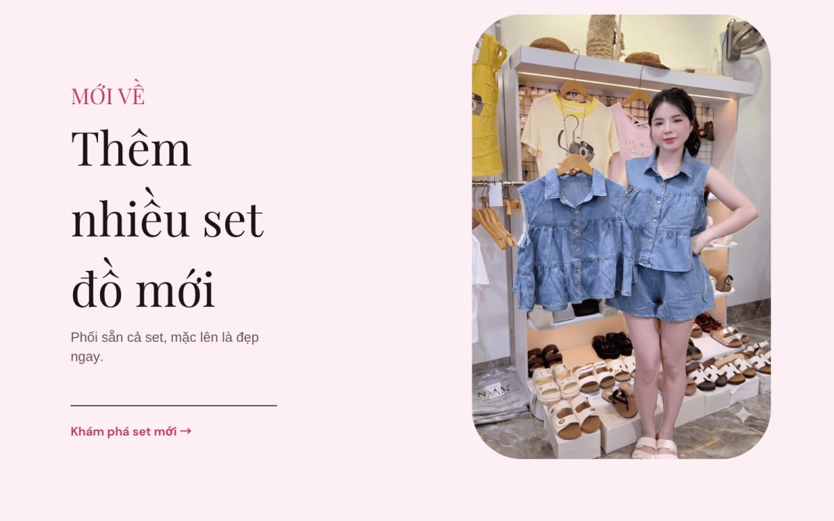 Thêm nhiều set đồ mới
