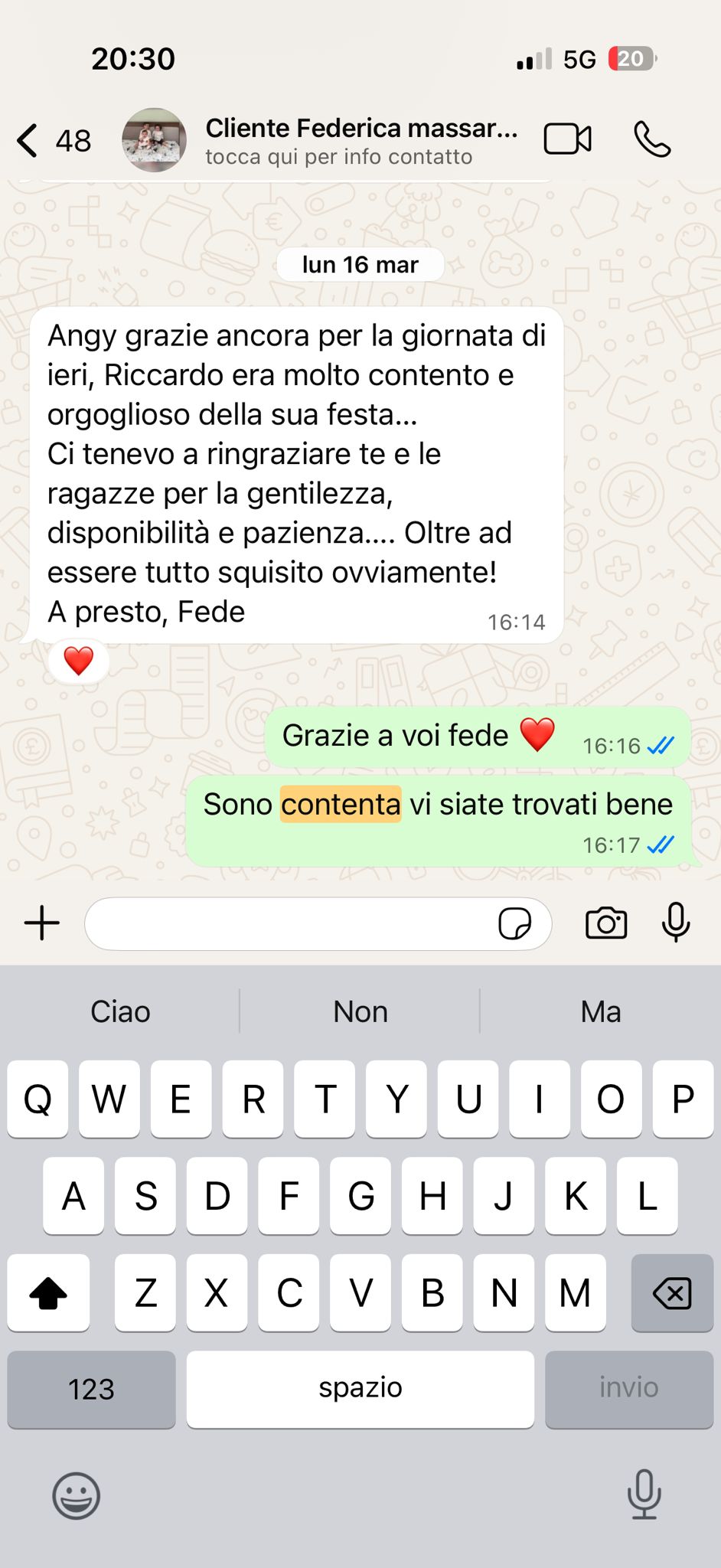 Testimonianza
