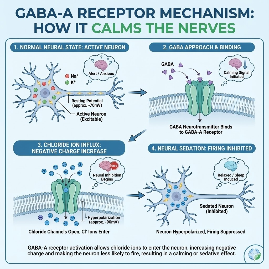 gaba-a receptor mechanism