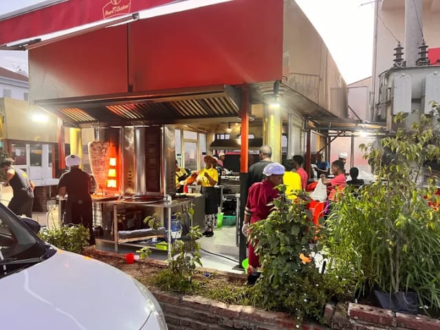 Outside at Amrogn Chicken