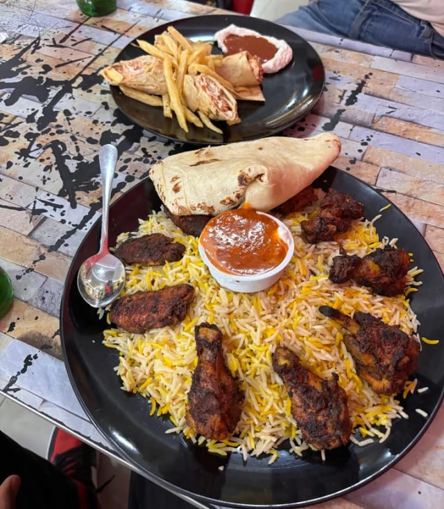 Food at Amrogn Chicken