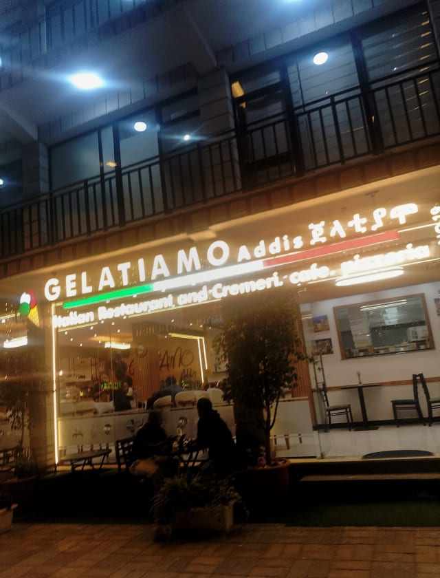 Food at GELATIAMO Addis Italian restaurant and Cafe