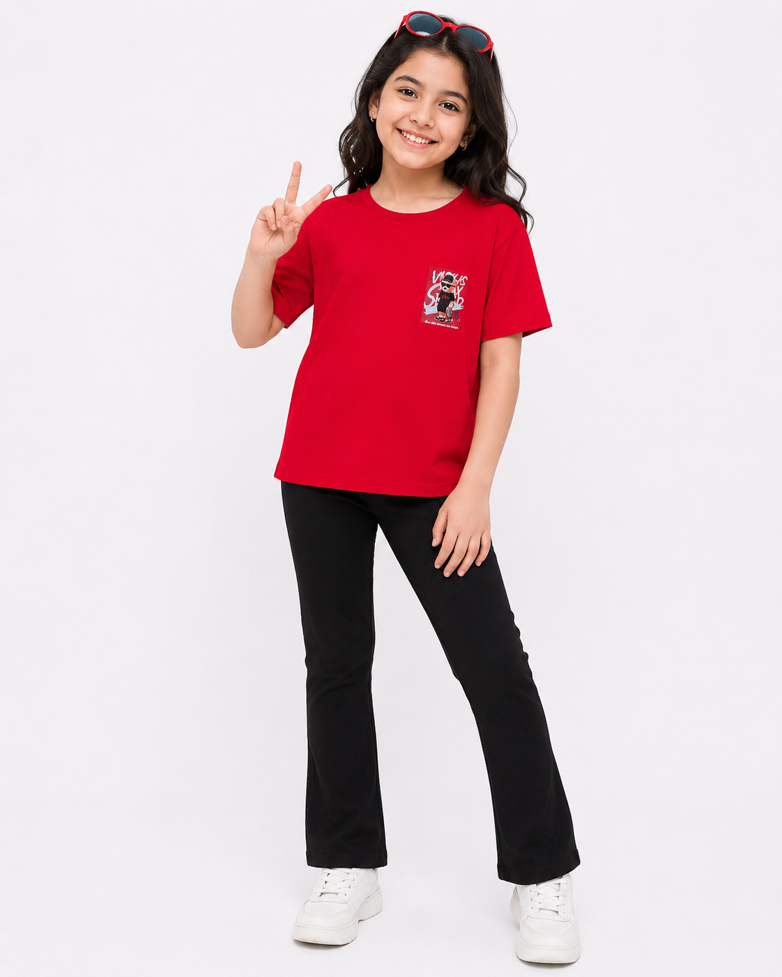 Red Graphic Print T-Shirt