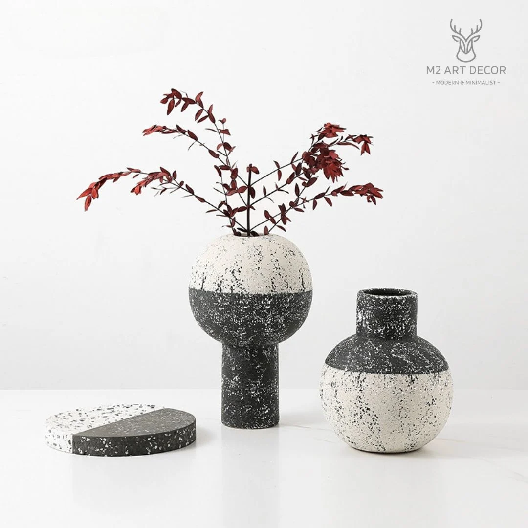 Hình ảnh chính của sản phẩm Bình gốm cắm hoa handmade - M2 Art Decor