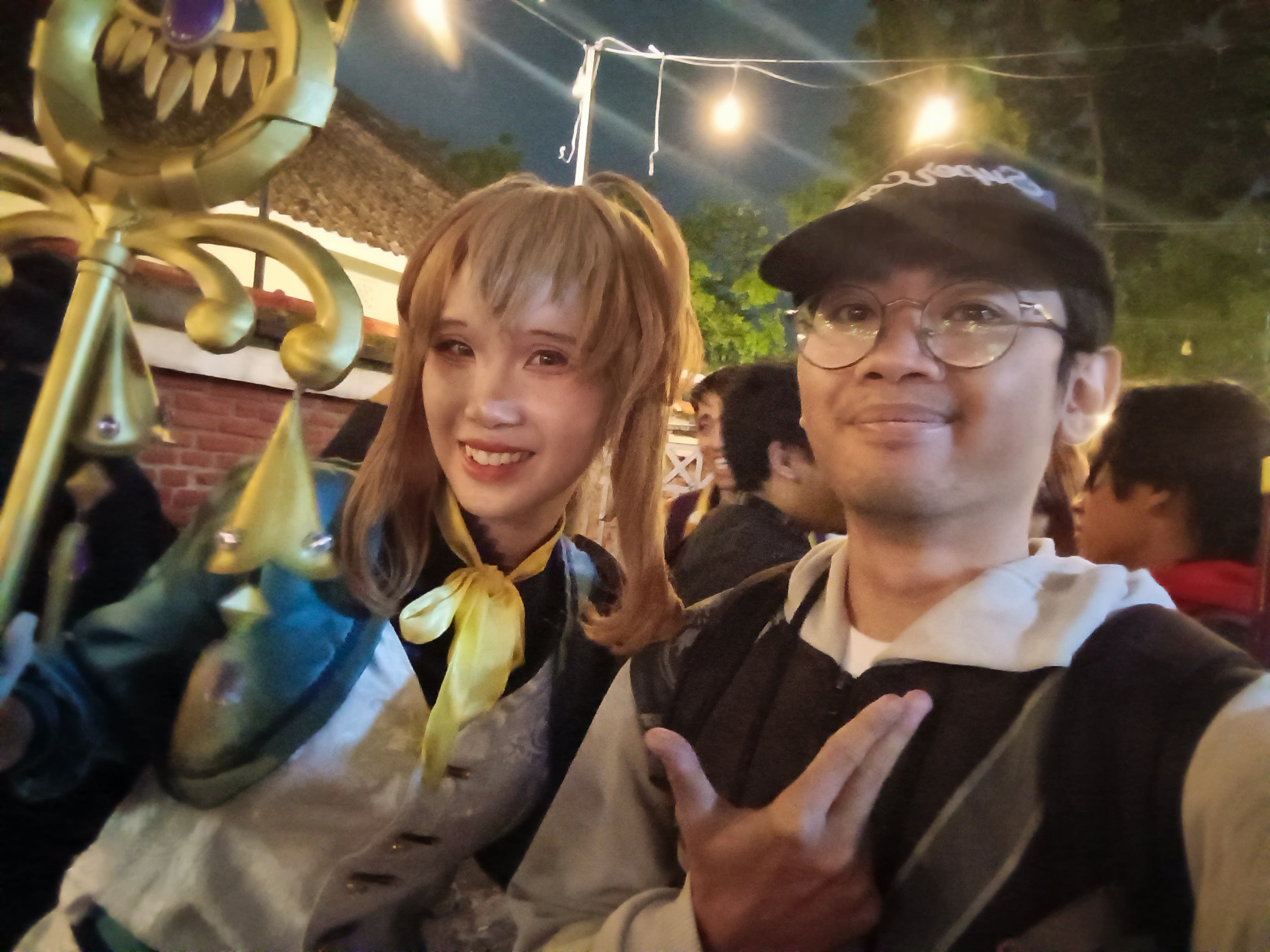 Selfie bersama sang juara betahan