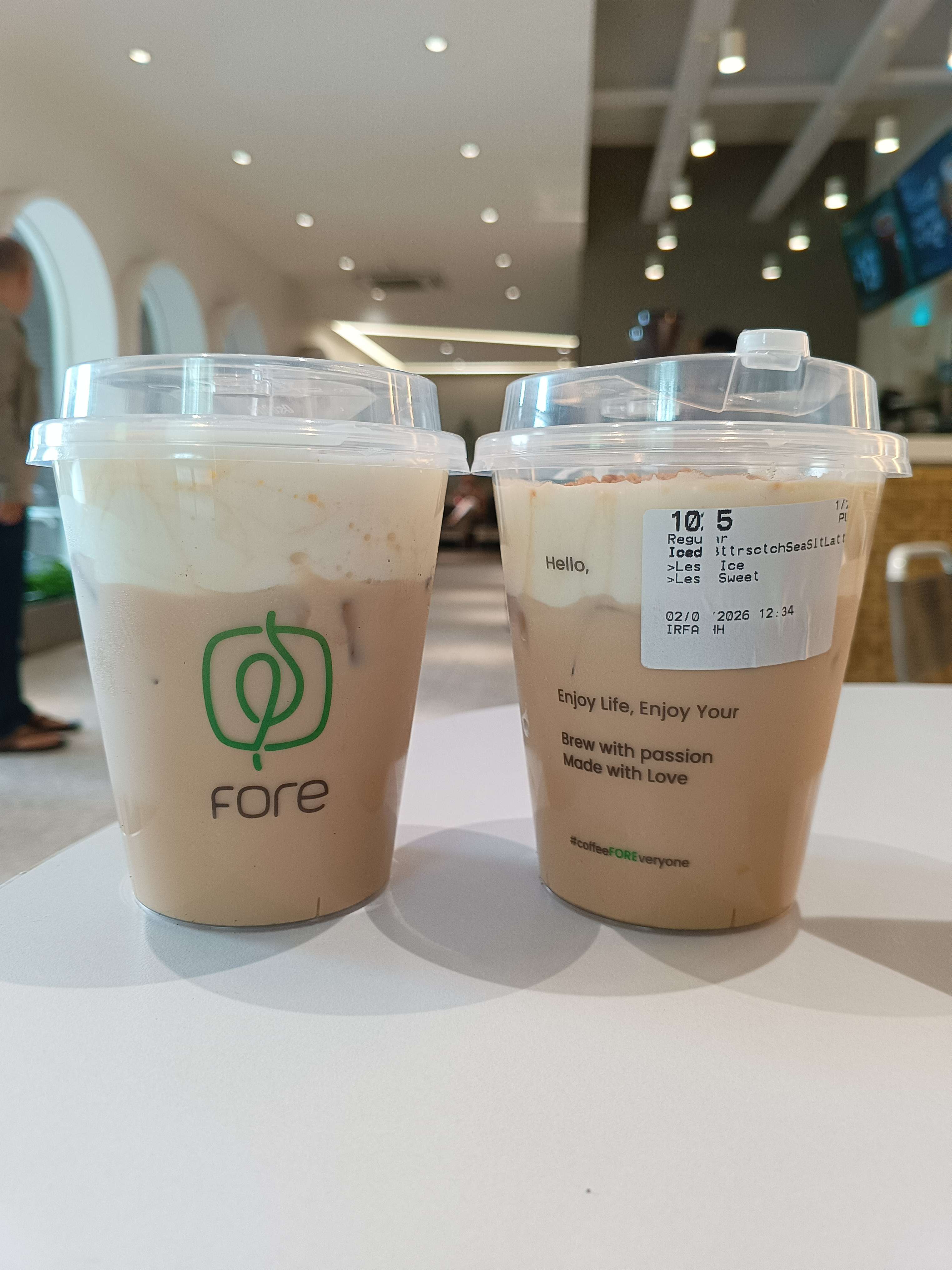Butterscotch Sea Salt Latte