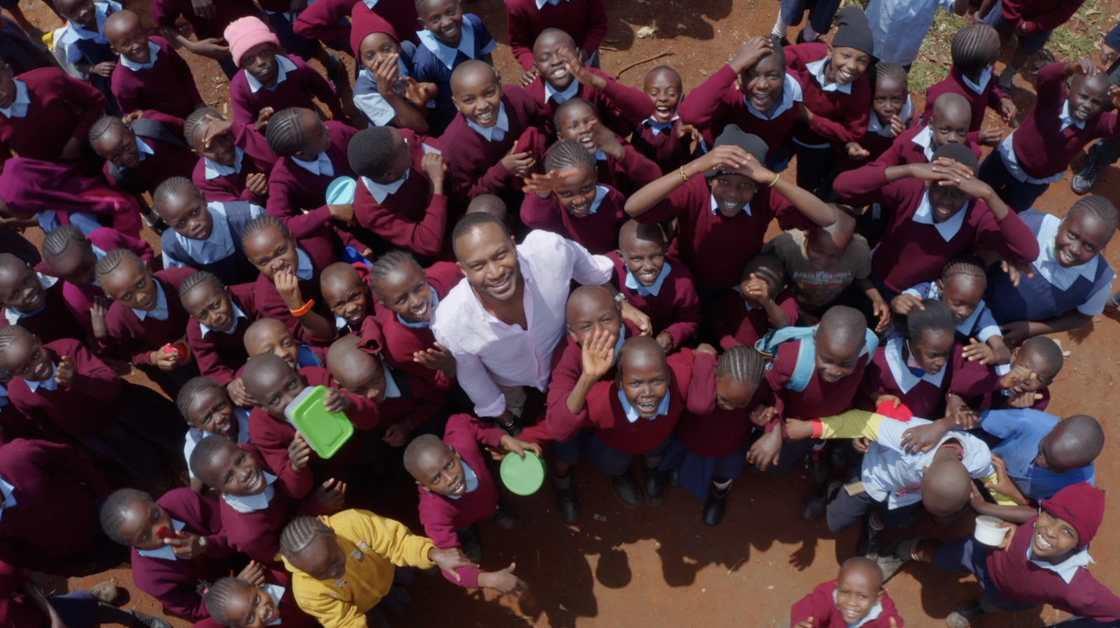 Children at a school supported by Kapes Foundation