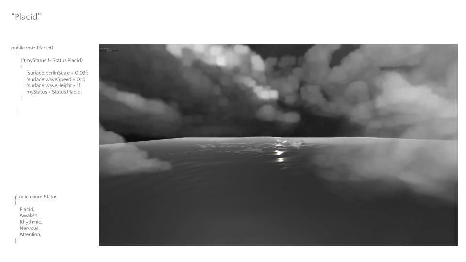 Placid: a near-flat surface under heavy cloud