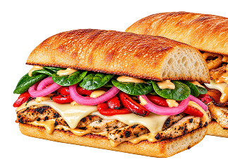 Catering menu spread