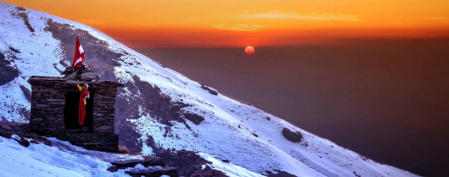 Snow Chandrashila View