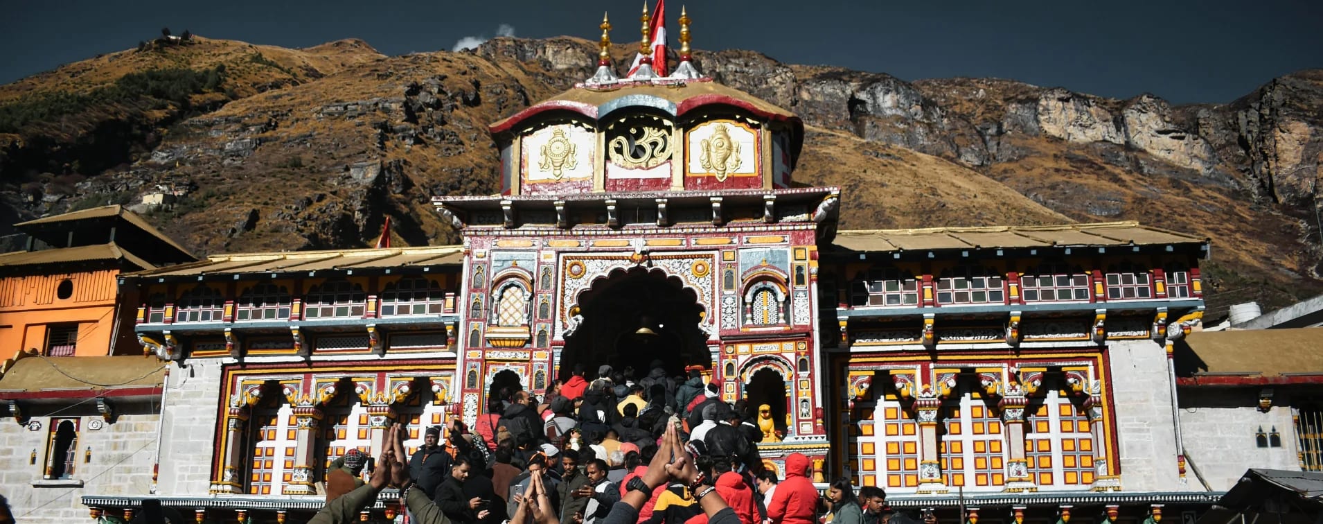 Badrinath Dham temple in Garhwal Himalayas Uttarakhand