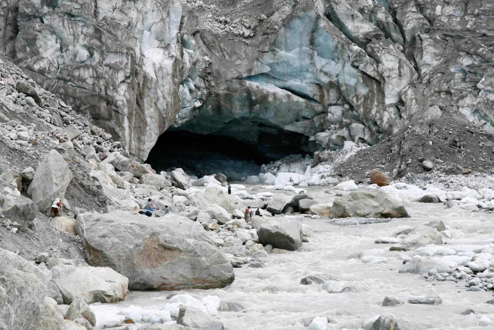Gaumukh Glacier – origin of River Ganga near Gangotri